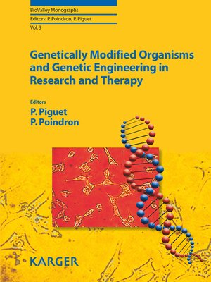 cover image of Genetically Modified Organisms and Genetic Engineering in Research and Therapy